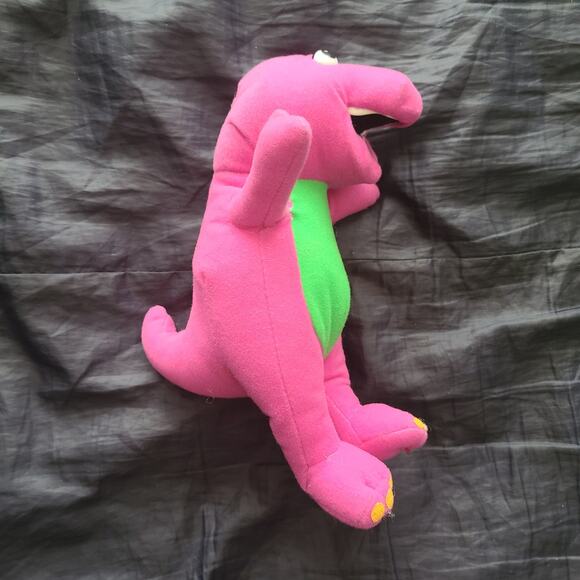 Nanco Barney the Dinosaur Purple Stuffed Animal 13 Inch Toy HTF - Picture 2 of 7